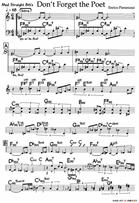 Dont Forget the Poet（爵士钢琴曲）
