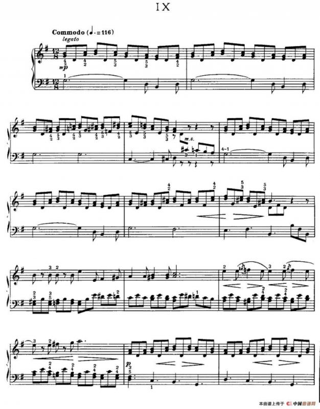 20 Petites Etudes, Op.91（20首小型练习曲）（9）