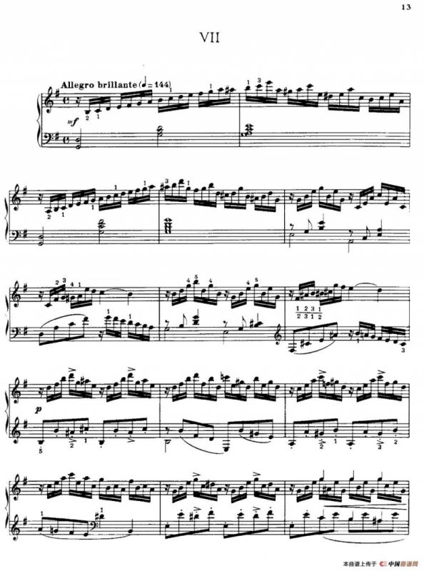 20 Petites Etudes, Op.91（20首小型练习曲）（7）