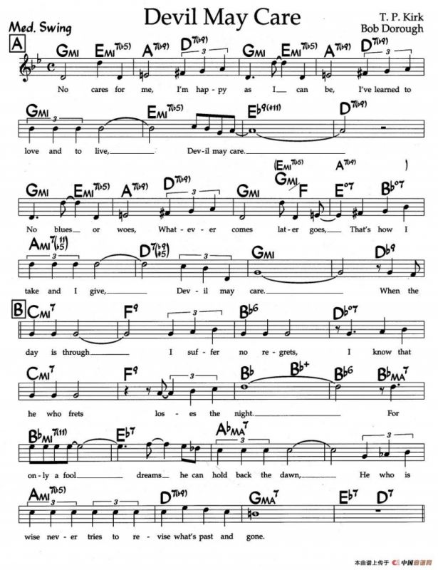 Devil May Care（爵士钢琴曲）