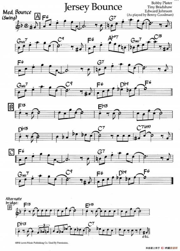 Jersey Bounce（爵士钢琴曲）