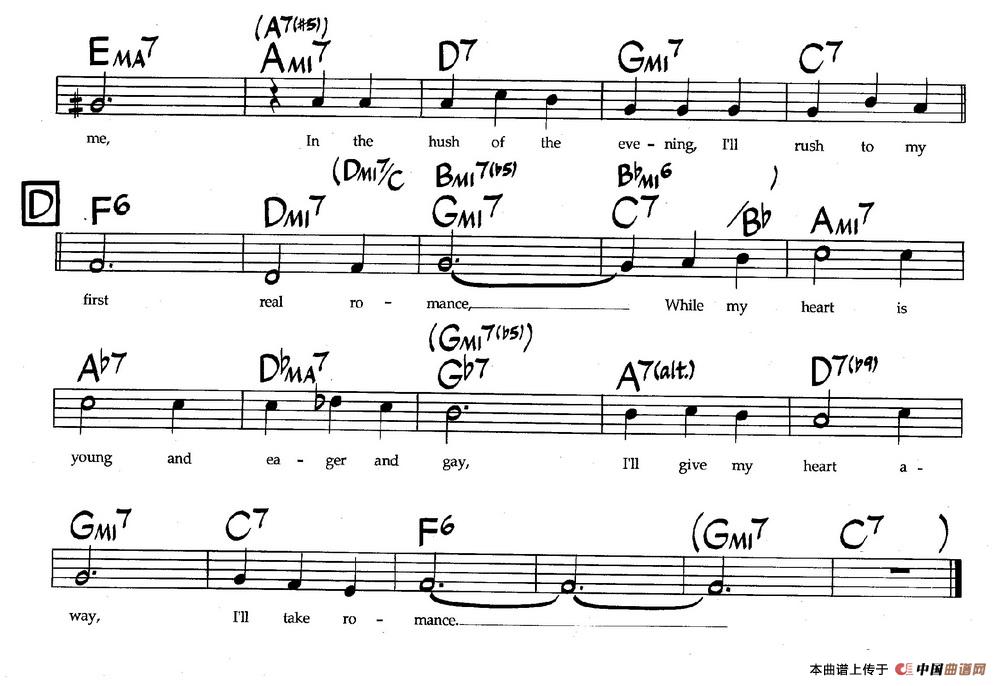 Ill Take Romance（爵士钢琴曲）