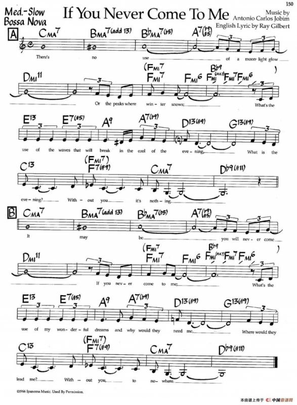 If You Never Come To Me（爵士钢琴曲）