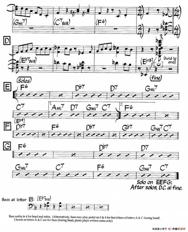 I Mean You（爵士钢琴曲）