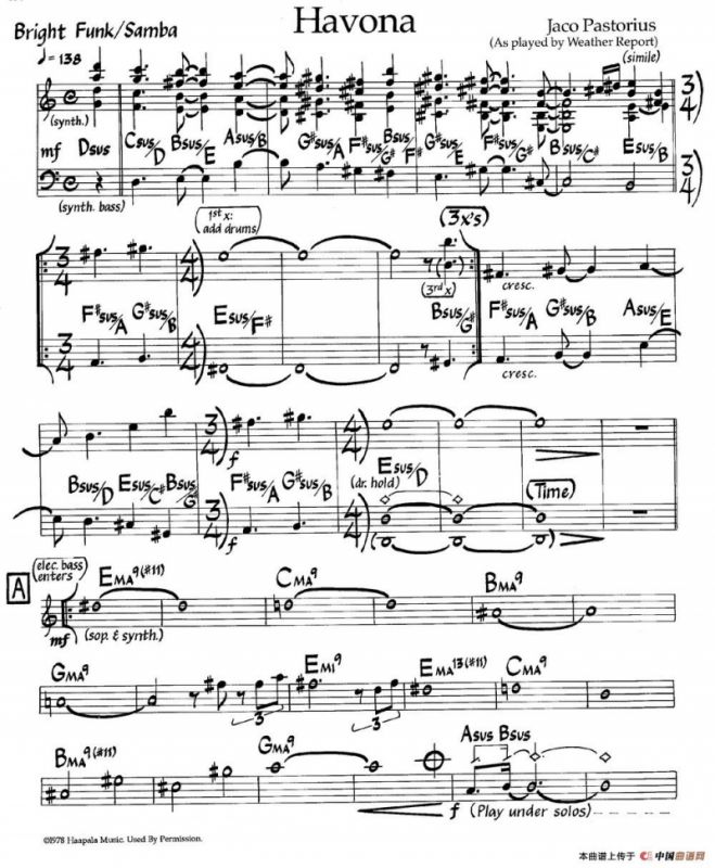 Havona（爵士钢琴曲）