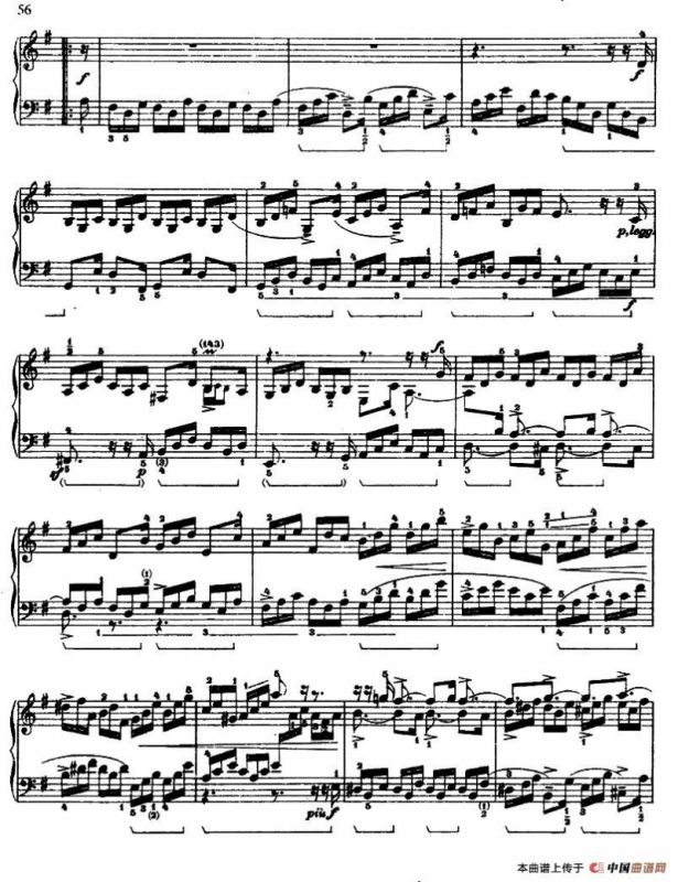 第五组曲：G大调·吉格