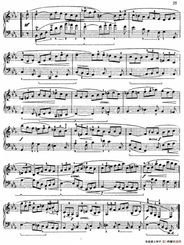 第四组曲：降E大调·库朗特