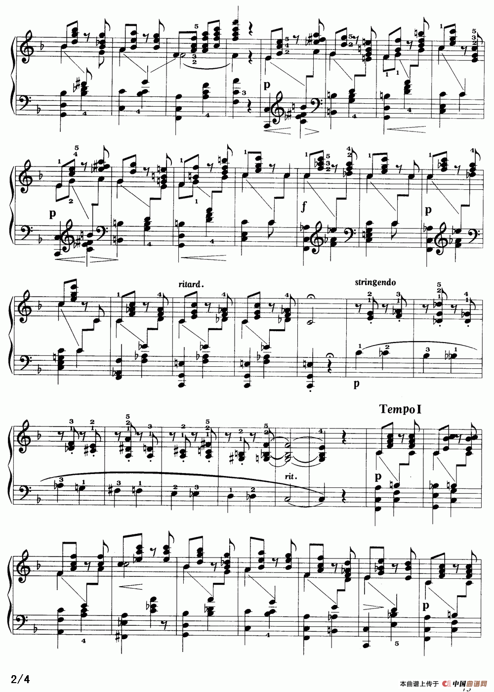 F大调旋律（安东·鲁宾斯坦作品第3号之一）