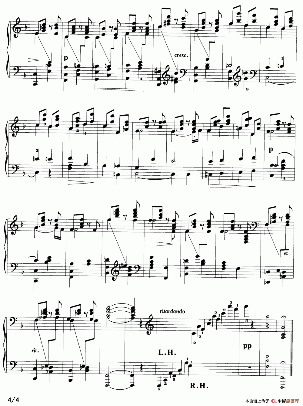 F大调旋律（安东·鲁宾斯坦作品第3号之一）