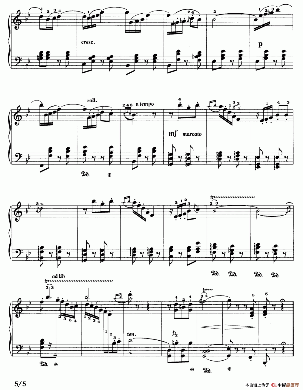 坎佐内塔（选自小提琴协奏曲）