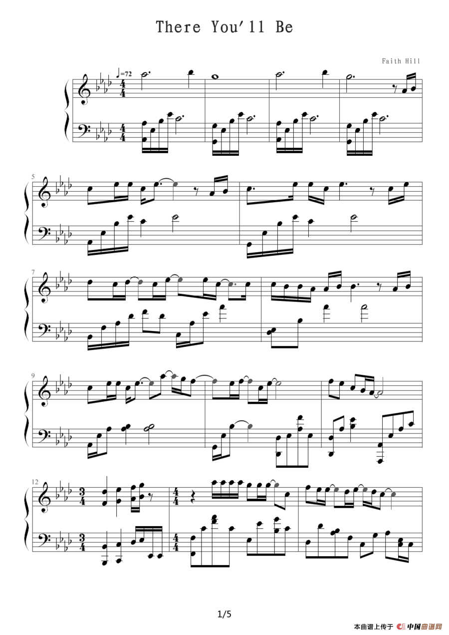 There Youll Be（有你相依）（《珍珠港》主题曲）