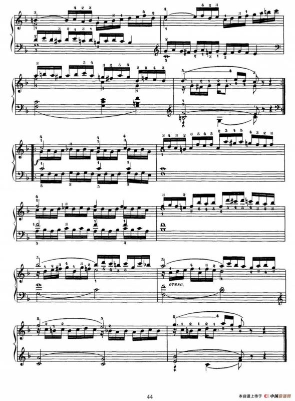 One Hundred and Ten Easy and Progressive Exercises Op.453（车尔尼110首简易练习曲 101——110）