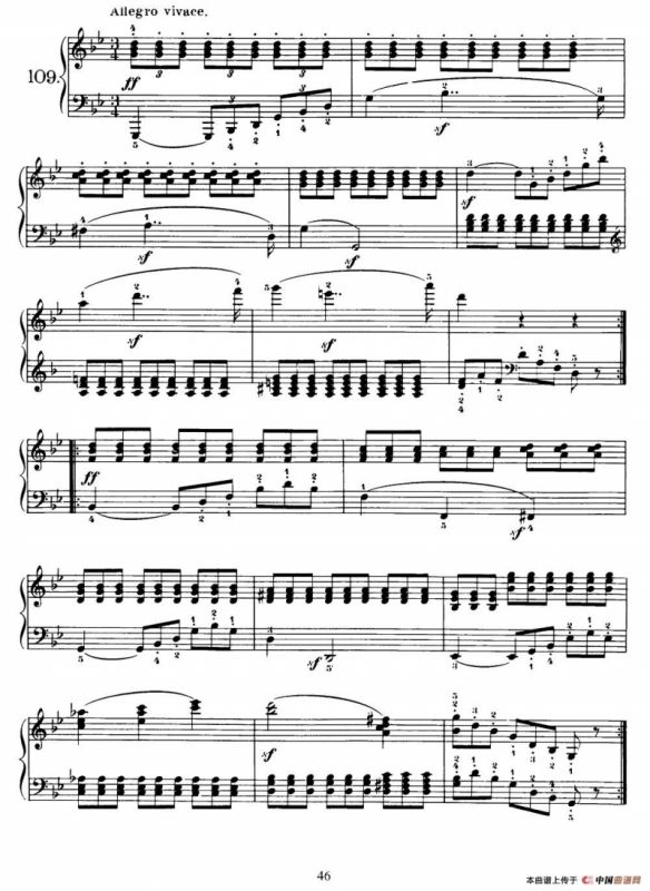 One Hundred and Ten Easy and Progressive Exercises Op.453（车尔尼110首简易练习曲 101——110）