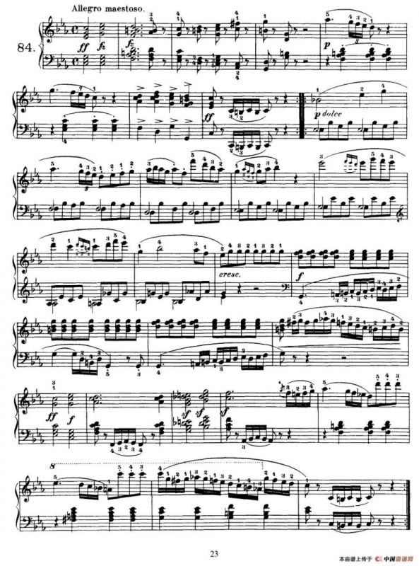 One Hundred and Ten Easy and Progressive Exercises Op.453（车尔尼110首简易练习曲 81——89）