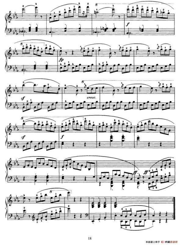 One Hundred and Ten Easy and Progressive Exercises Op.453（车尔尼110首简易练习曲 72——80）