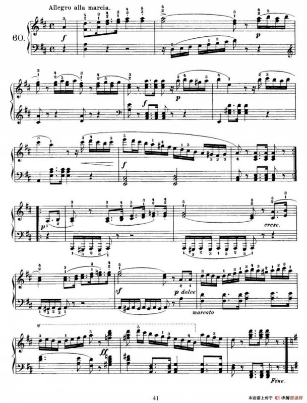 One Hundred and Ten Easy and Progressive Exercises Op.453（车尔尼110首简易练习曲 52——60）