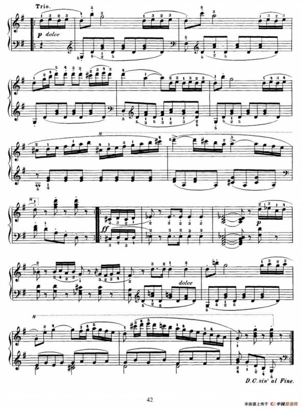 One Hundred and Ten Easy and Progressive Exercises Op.453（车尔尼110首简易练习曲 52——60）