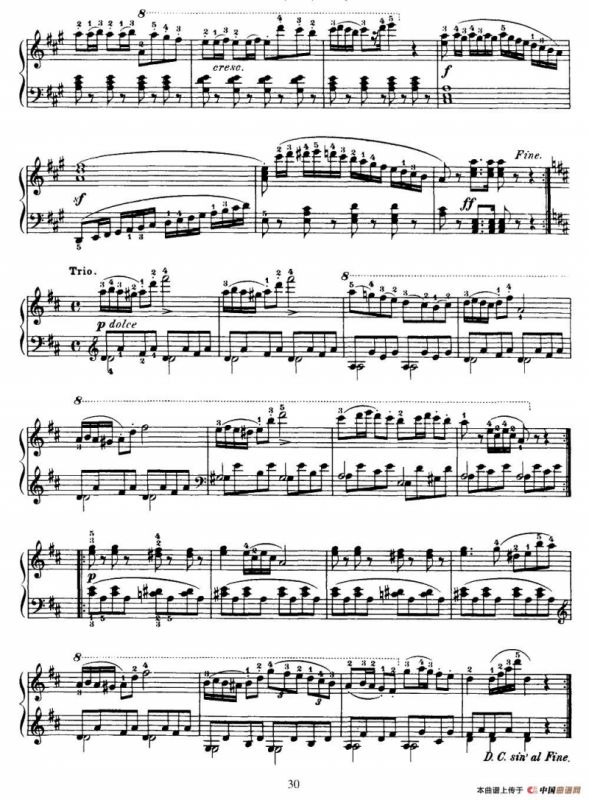 One Hundred and Ten Easy and Progressive Exercises Op.453（车尔尼110首简易练习曲 41——51）