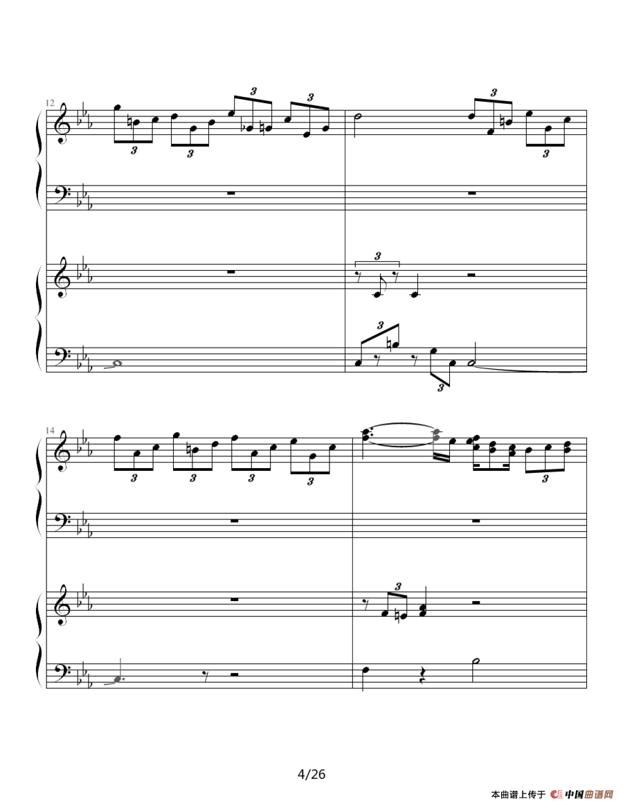 ココロの音（双钢琴）