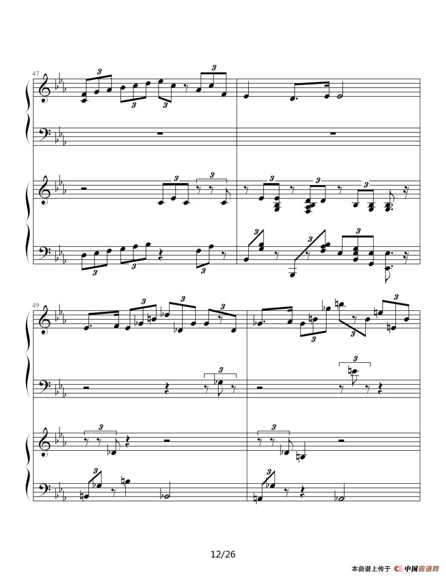 ココロの音（双钢琴）