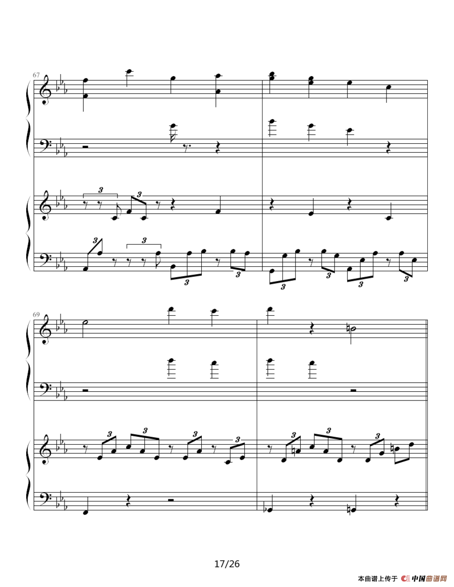 ココロの音（双钢琴）