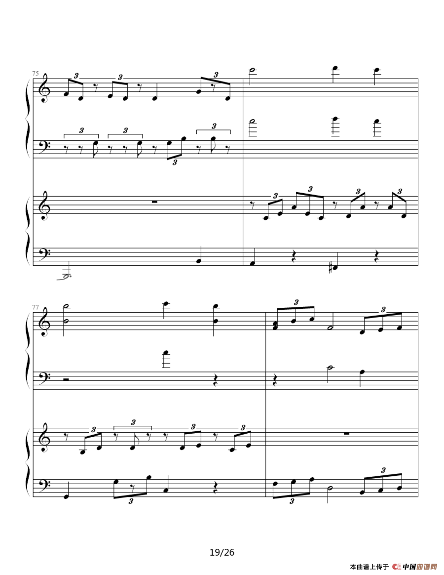 ココロの音（双钢琴）