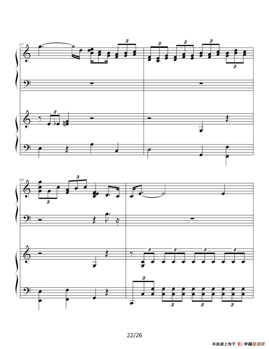 ココロの音（双钢琴）