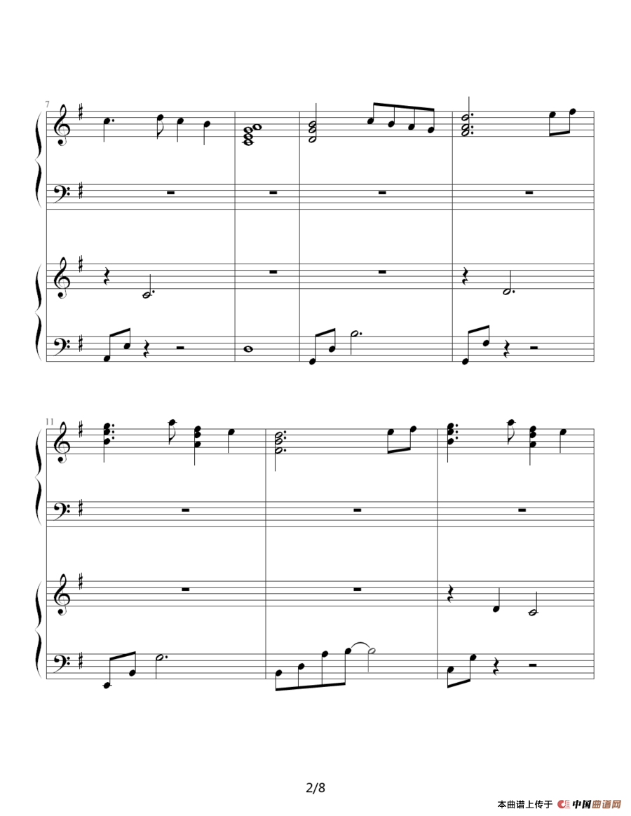 close to you（靠近你）（《悠长假期》插曲）（双钢琴）