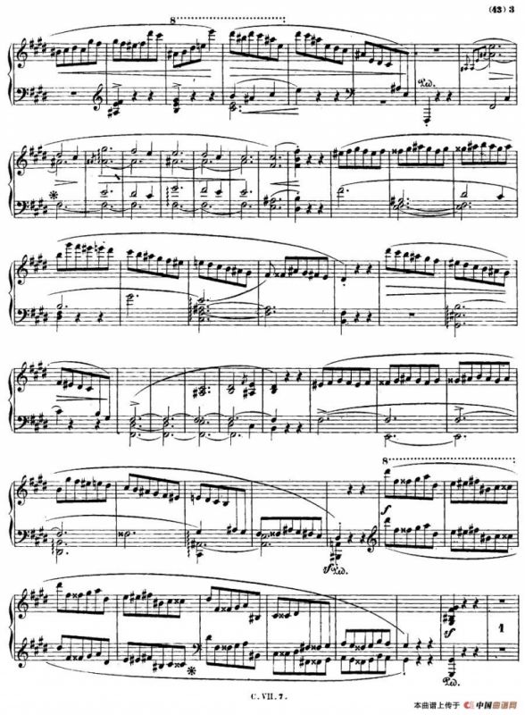 E大调钢琴谐谑曲Op.54（第四号）