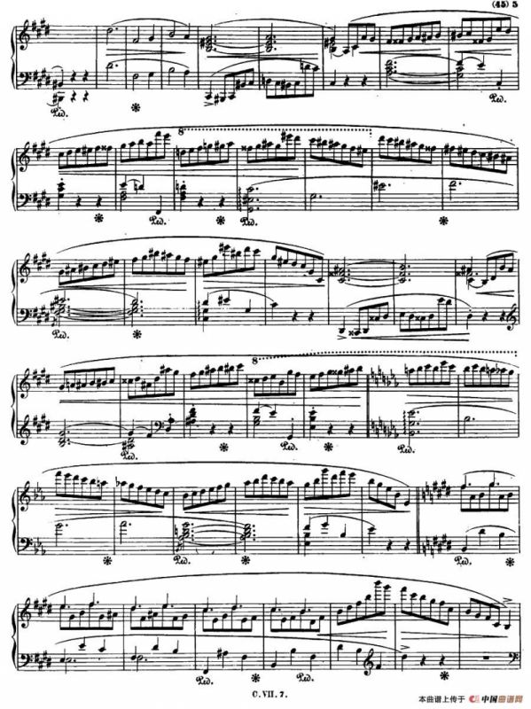 E大调钢琴谐谑曲Op.54（第四号）