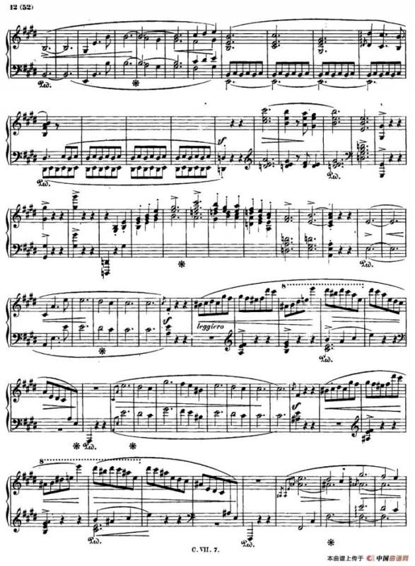 E大调钢琴谐谑曲Op.54（第四号）