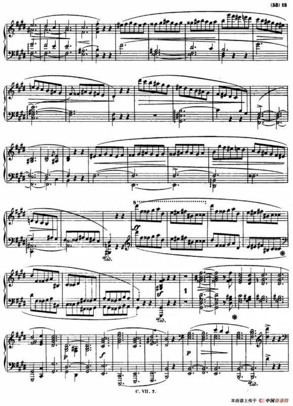 E大调钢琴谐谑曲Op.54（第四号）