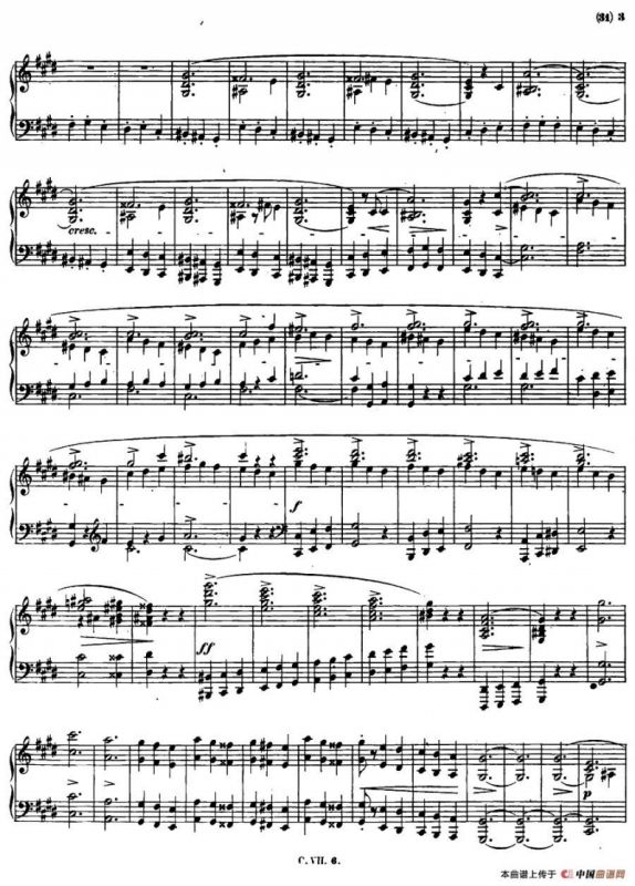 升c小调钢琴谐谑曲Op.39（第三号）