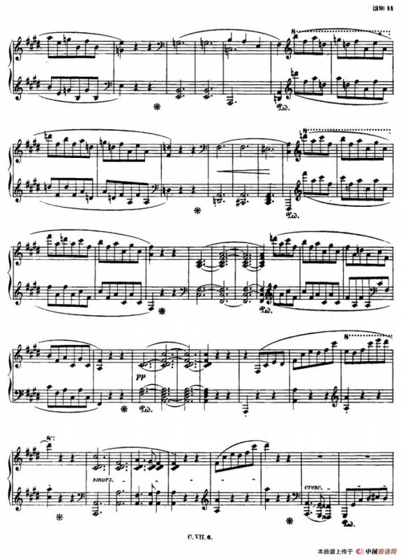 升c小调钢琴谐谑曲Op.39（第三号）