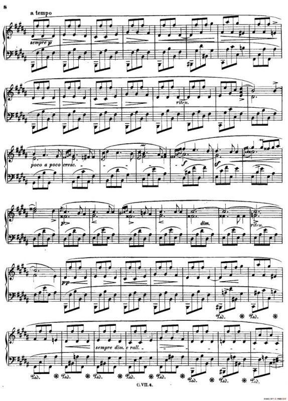 b小调钢琴谐谑曲Op.20（第一号）