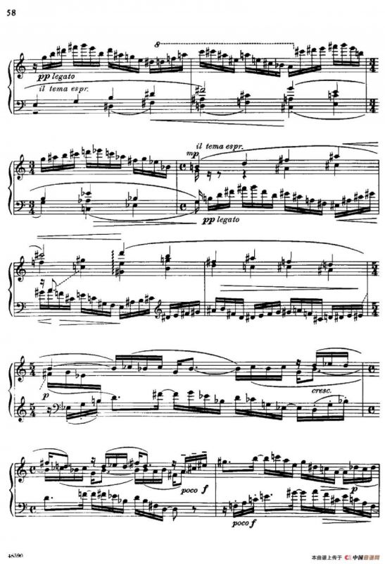 塞缪尔·巴伯 - 降e小调钢琴奏鸣曲 op.26 v.4