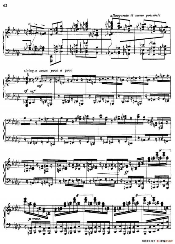 塞缪尔·巴伯 - 降e小调钢琴奏鸣曲 op.26 v.4