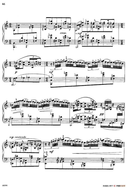 塞缪尔·巴伯 - 降e小调钢琴奏鸣曲 op.26 v.3