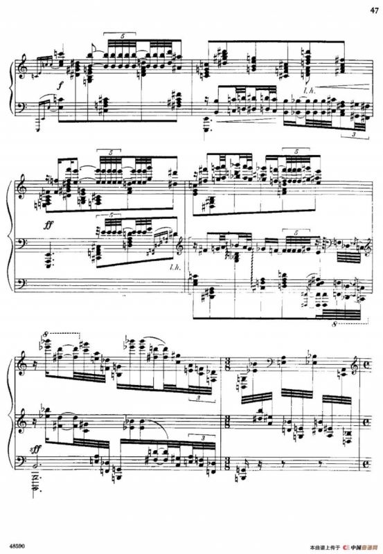 塞缪尔·巴伯 - 降e小调钢琴奏鸣曲 op.26 v.3