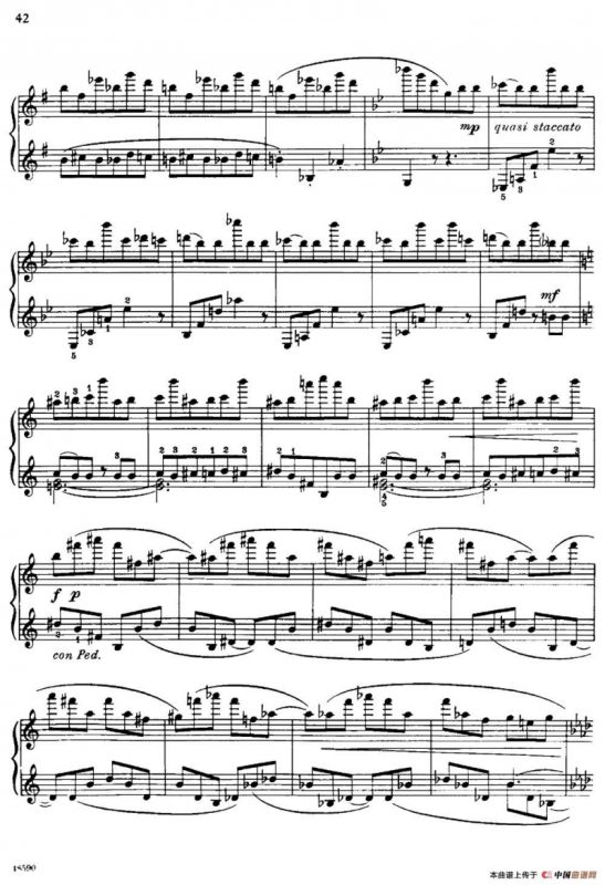 塞缪尔·巴伯 - 降e小调钢琴奏鸣曲 op.26 v.2