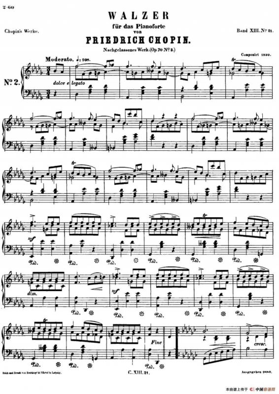 降D大调圆舞曲Op.70-3