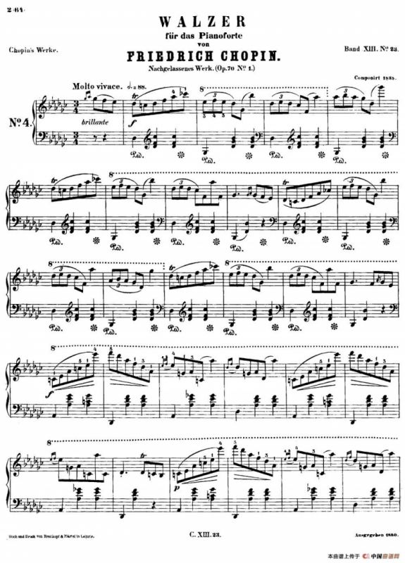 降G大调圆舞曲Op.70-1