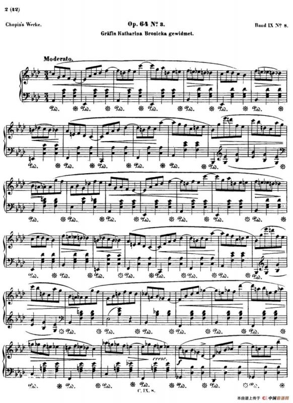 降A大调圆舞曲Op.64-3