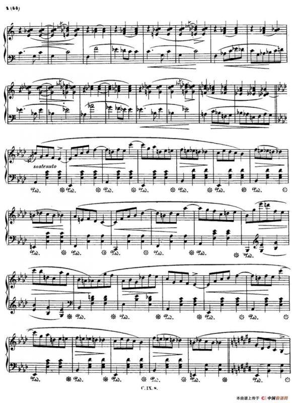 降A大调圆舞曲Op.64-3