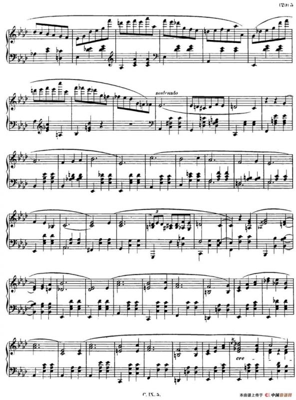 降A大调圆舞曲Op.42