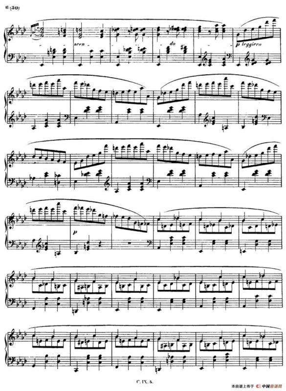 降A大调圆舞曲Op.42