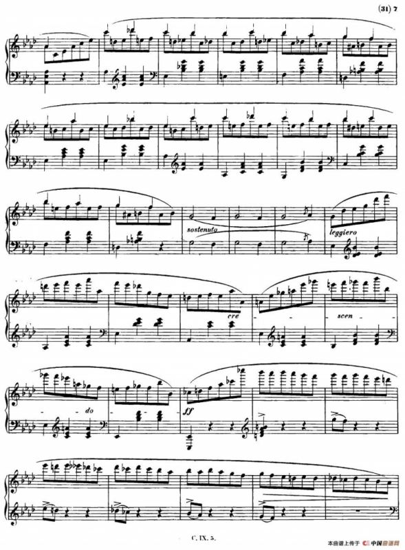 降A大调圆舞曲Op.42