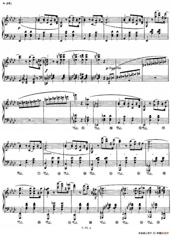 降A大调圆舞曲Op.42