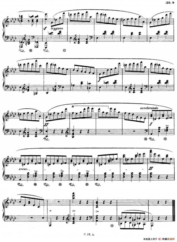 降A大调圆舞曲Op.42