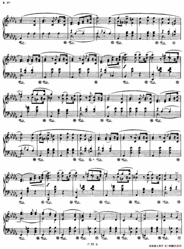 Valse brillante Op34 No1（降A大调华丽圆舞曲Op.34-1 ）